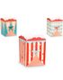 6 stk Fargerike Sirkus Beger til Snacks/Popcorn - Circus Party