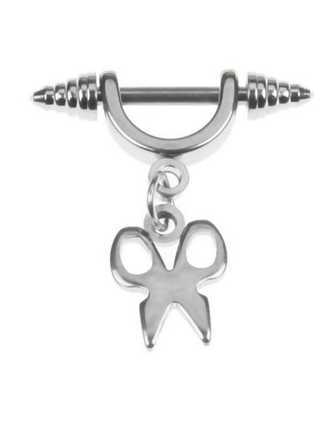 Saks Sølv Tragus/Helix - Strl 1.2 x 6 mm