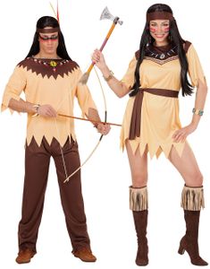 Par Kostume - Indianerstammens Krigerpar