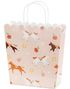 Gavepose med Blomster og Hester 23x22x8.5 cm