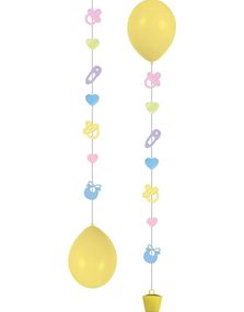 3 stk Ballonghaler med Babymotiver 51 cm