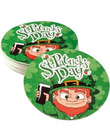 10 stk Glasbrikker - St Patrick's Day