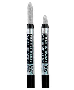 Sølvglitter Sminkepen - 3.5 Gram