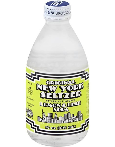 Original New York Seltzer Lemon & Lime Soda - Sodavand med Citron- og Limesmag 296 ml (USA)