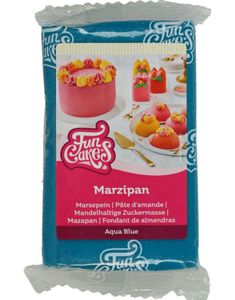 Funcakes Marsipan - Aqua Blue / Havblå 250 gram