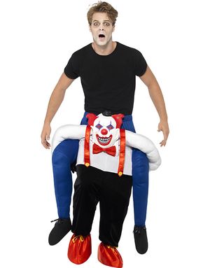 Sinister Clown Piggyback Unisex Luksuskostume