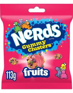 Nerds Gummy Clusters Rainbow - Gelegodteri med Sure Knasende Sukkertøy 113 gram (USA Import)