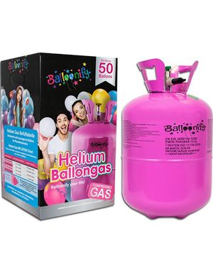 Stor Billig Helium (Tank/Flaske) til 50 stk 23 cm Balloner 