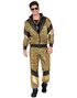 Gullfarget Disco Grilldress til Voksen - XL