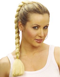 Lys Blond Clip-on 50 cm Fletning - Løshår