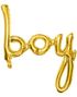 Boy - Gullullfarget Folieballonger 30 cm