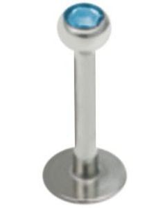 Shiny Stone - 1.2 x 8 mm - Lyseblå Labret