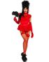 Beetle Babe - Beetlejuice Lydia Deetz Inspirert Kostyme til Dame - Small