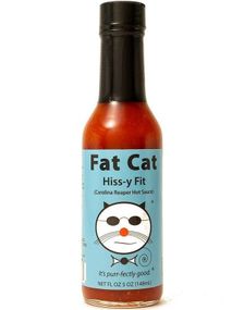 Fat Cat Hiss-y Fit - Kjempesterk Carolina Reaper Chilisaus 148 ml (USA)