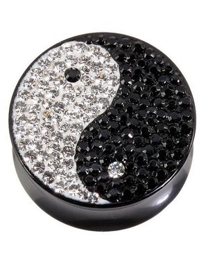 Diamond Yin Yang - Piercing Plug