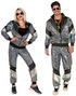 80-talls UV Glow Grilldress med Discokule-motiv til Voksen - XL