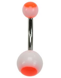 Orange Eye - Navlepiercing