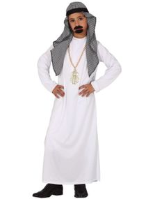 Arabisk Sjeik Kostyme til Gutt