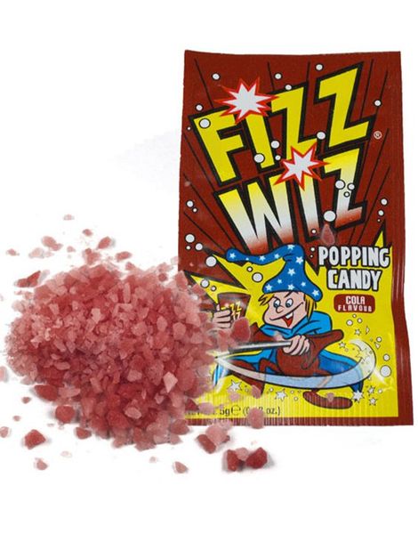 Fizz Wiz Popping Candy med Cola Smag 7 gram