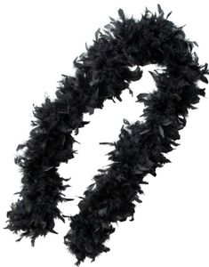 Feather Boa Svart 150 cm