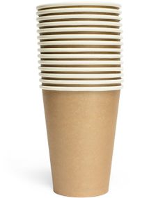 14 stk Gullfargede Pappkrus 210 ml