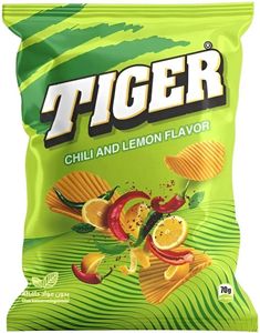 Potetgull med Chili og Sitronsmak - Tiger 70 gram