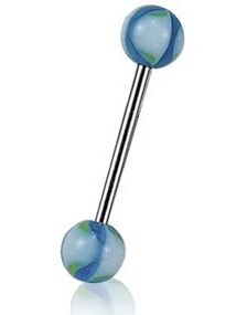 Twist In Blue - Tungepiercing