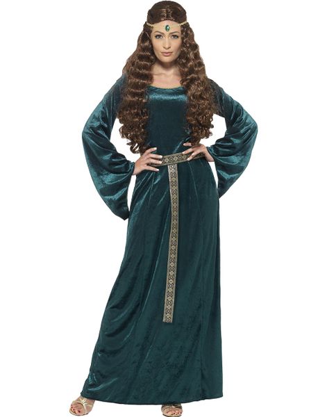 Lady Marion Middelalderkostume
