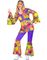 60's Groovy Hippiekostyme til Dame