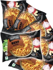 30 stk Asia's Best Instant NoodleBeef 1950g - Biff Nudler - Hel Eske