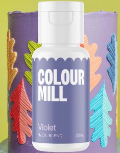 Colour Mill Violet Oljebaseret Madfarve - 20ml