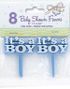 8 stk. Its a Boy Kagedekorationer 6 cm