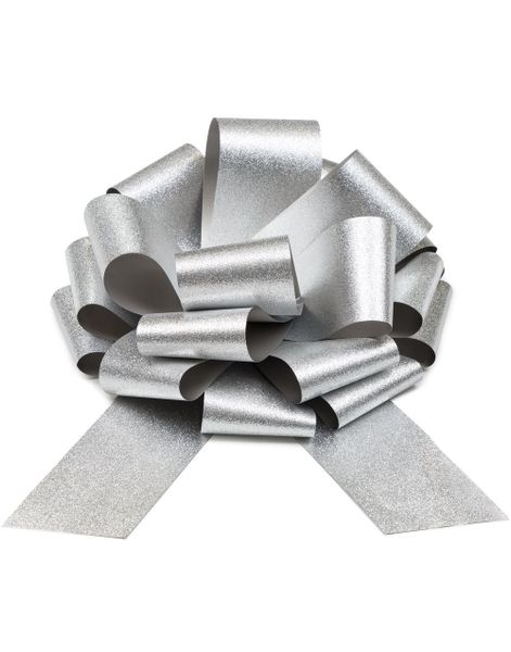 1 stk Sølvfarget DIY Sløyfe 30 cm