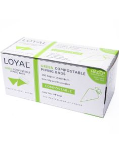 100 stk Biologiske Engangs Sprøyteposer - 38 cm