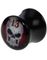 The 13 Skull - Sort Piercing Plug