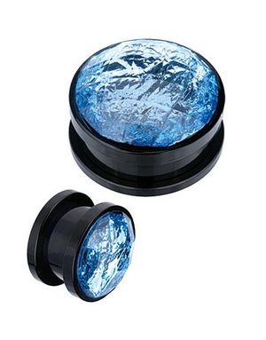 Moon Stone Blue - Sort Piercing Plug