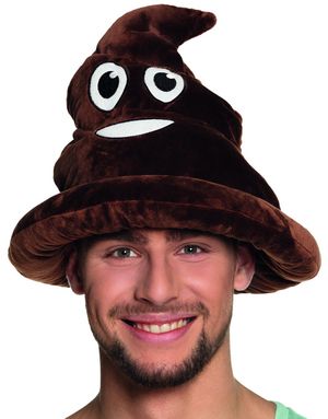 Mr. Poophead Blød Emoji-Hat