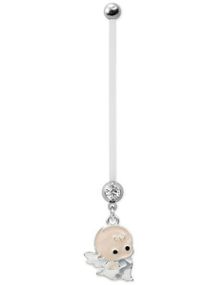 Navlepiercing For Gravide med Babyengel