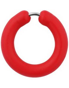 Silikone Red Circle - Fake Piercing