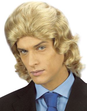 Charmøren - Blond Paryk med Krøller