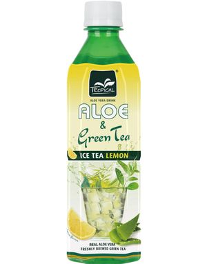 Tropical Aloe & Grønn Te 'Ice Tea Lemon' Leskedrikk 500 ml