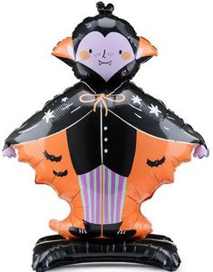 Stående Dracula Vampyr Folieballong 64x81 cm