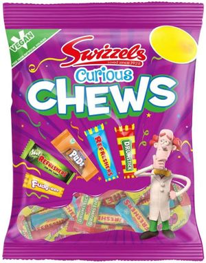 Swizzels Curious Chews - Pose med Forskellige Swizzels Karameller 135 Gram