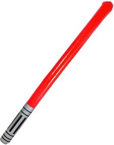Rødt Oppustelig Lightsaber 90 cm