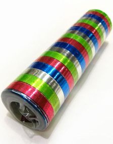 Flerfarget Metallisk Serpentin