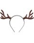 Hårbøjle m/Brune Rensdyr Horn