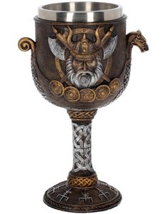 Valhalla - Bronzefarvet Drikkebæger 17 cm