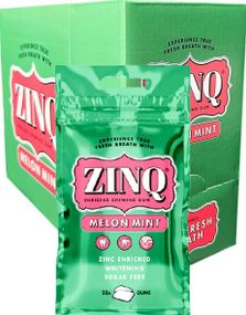 15 Stk Zinq Tyggegummi Med Melon Mint - Hel Æske 472,5 Gram