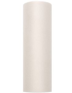 CREMEFARVET Bordløber i Tyl 15 cm x 9 meter