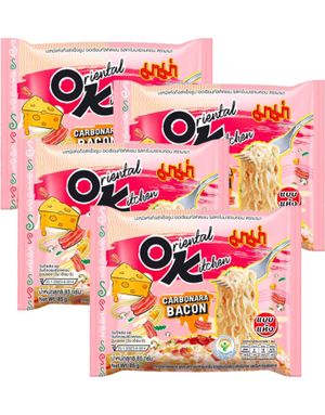 20 stk MAMA Oriental Kitchen Instant Noodles Carbonara Bacon 85g - Hel Kasse (Thailand)